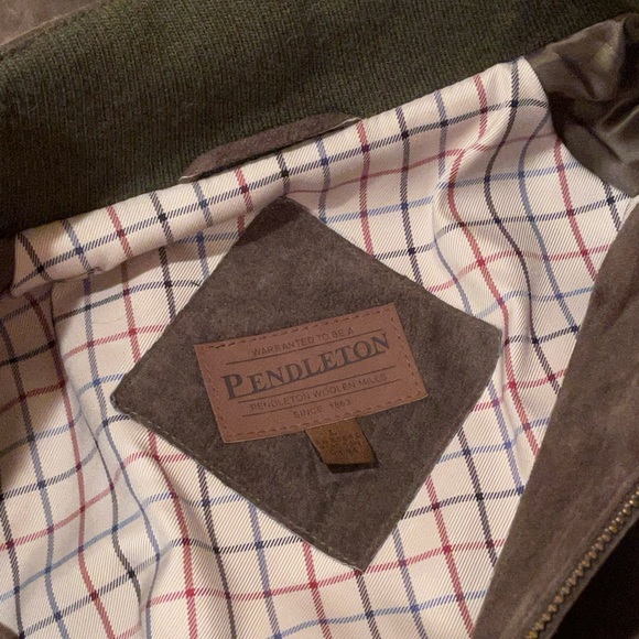 Pendleton khaki suede jacket - Picture 10 of 14